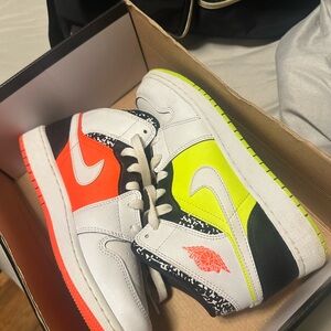 Neon Nike Air Jordan’s